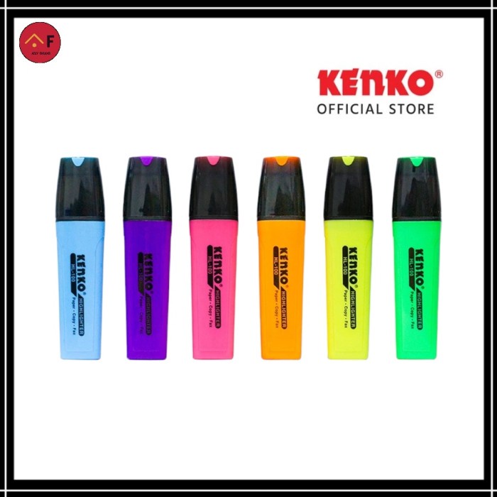 

Highlighter Kenko HL-100 - Penanda Buku / Pcs