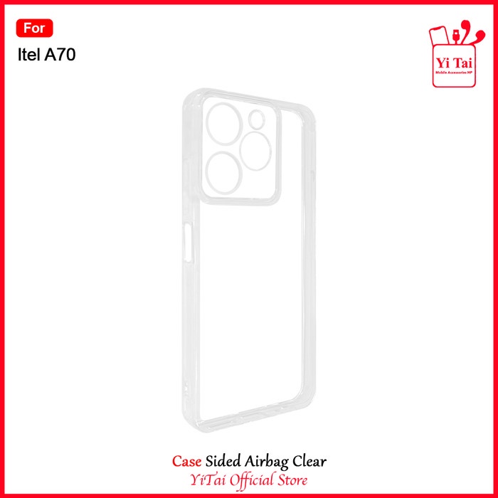 YITAI - YC36 Case Sided Airbag Clear Itel A70 Yitai Indonesia