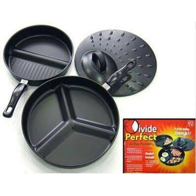 DREAMLAND DIVIDE WONDER PAN WAJAN TEFLON SEKAT 3 HEMAT GAS