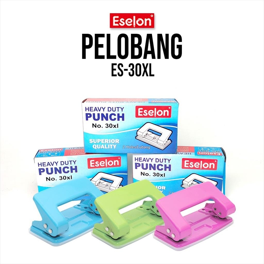 

[ES.JKT]T Pelubang kertas/paper punch Eselon ES-30XL / Pembolong kertas