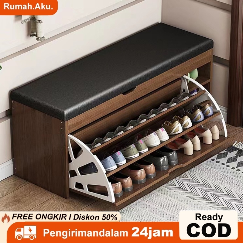 Rak Sepatu Layer Rak Sepatu Sofa Lemari Sepatu Dengan Dudukan Sofa Lemari Sepatu Kayu Minimalis