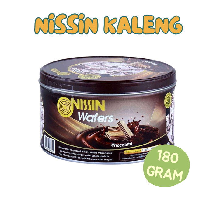 

Nissin kaleng wafer 180 gram - Kue Kaleng Lebaran