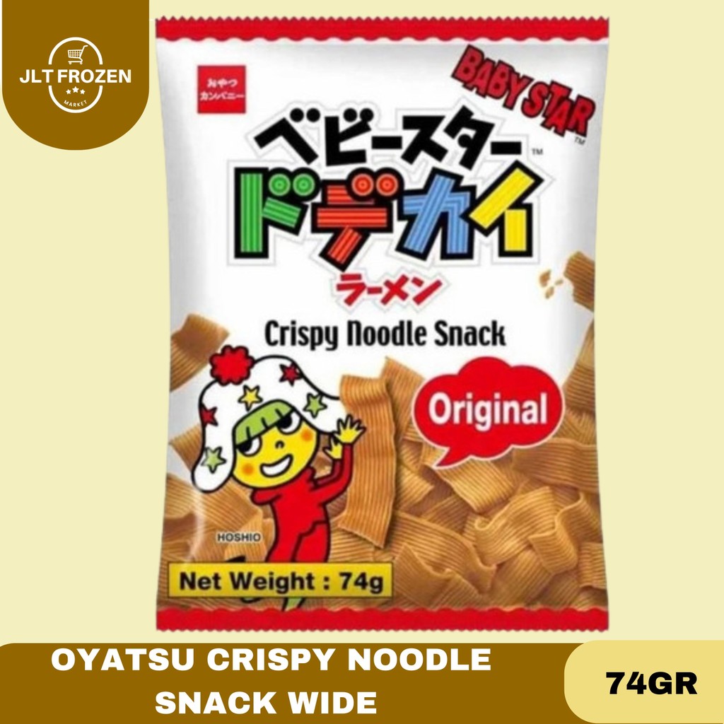 

Oyatsu Baby Star / SNack Noodle / Snack Mie Lebar Rasa Original 74 gr