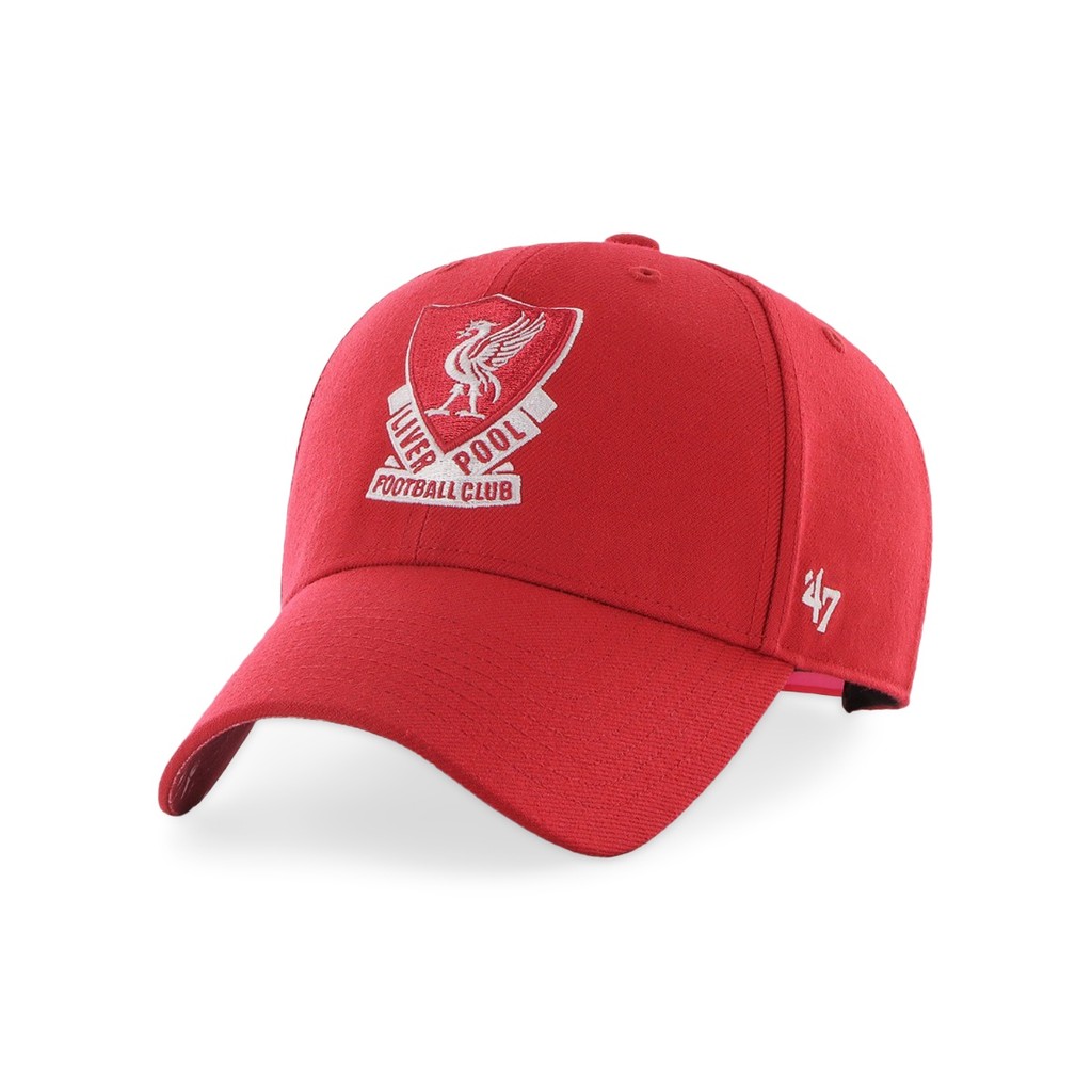 LFC 47 Adults 1989 MVP Snapback Cap Red, Topi Liverpool FC Official Licensed Product
