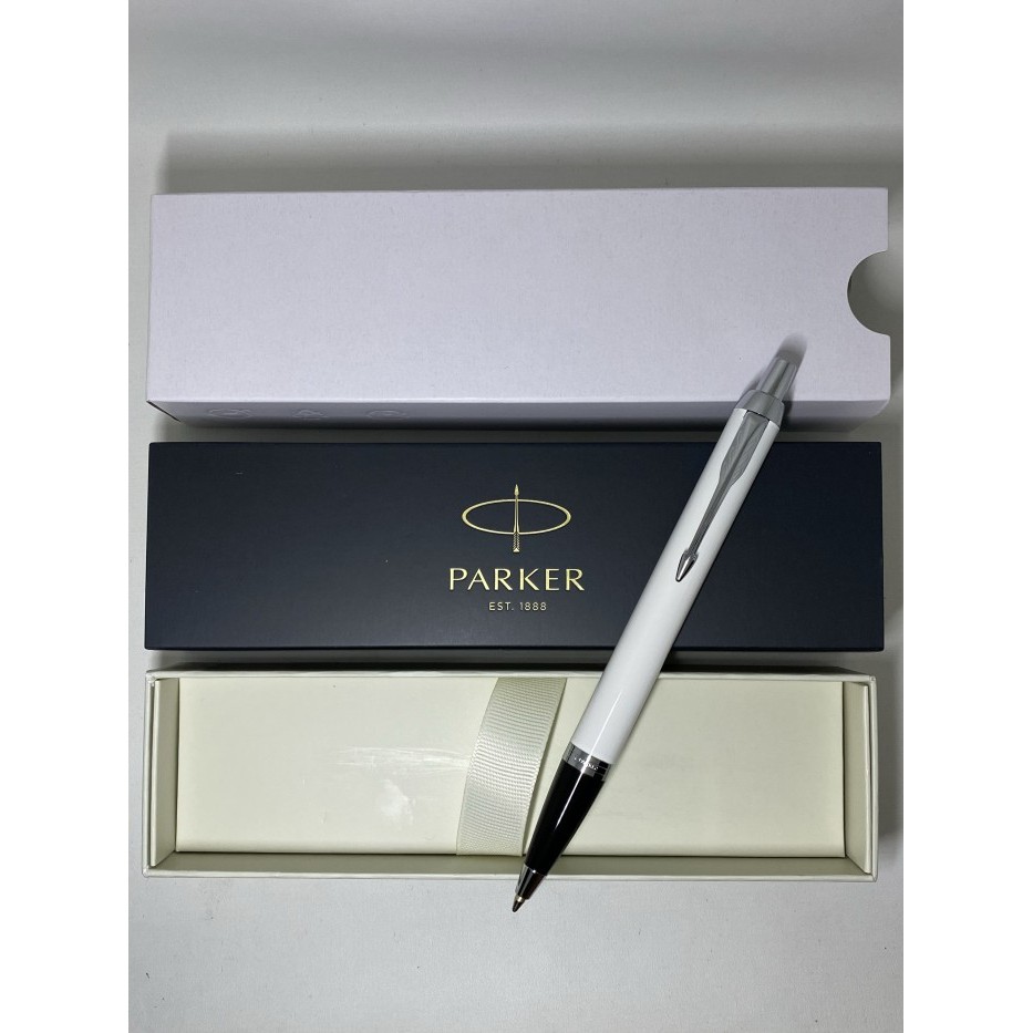 

Pulpen Parker New Im White Original BP CT ( Klip Silver )