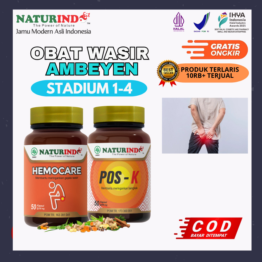 Hemocare Obat Herbal Ambien Wasir Untuk Menghilangkan Benjolan Stadium 4 Naturindo