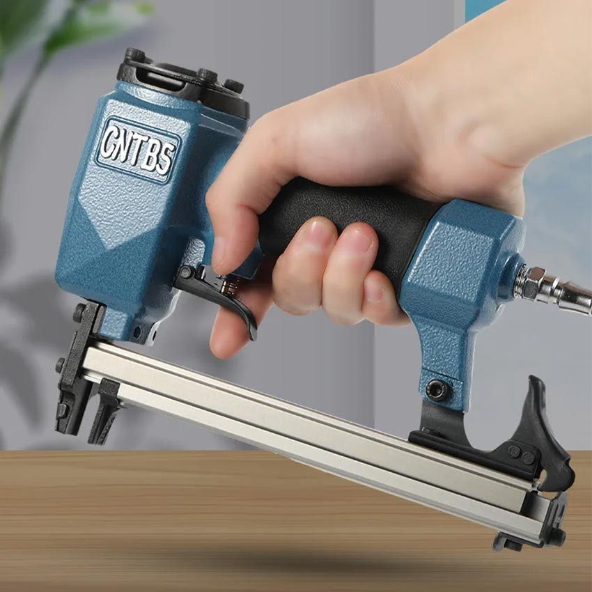 Staples Paku Tembak Listrik Electric Tacker Gun Nailer Nail Mesin