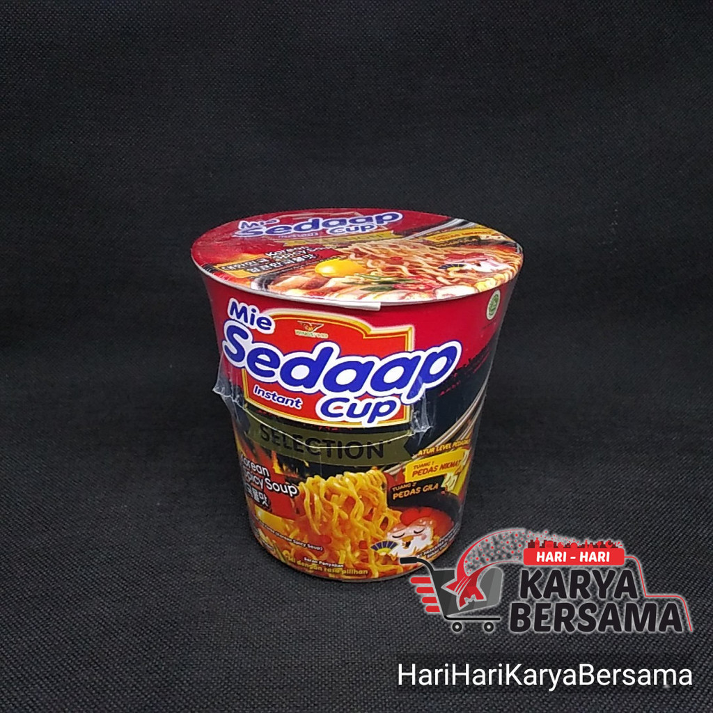 

MIE SEDAAP CUP SELECTION KOREAN SPICY SOUP 75GR