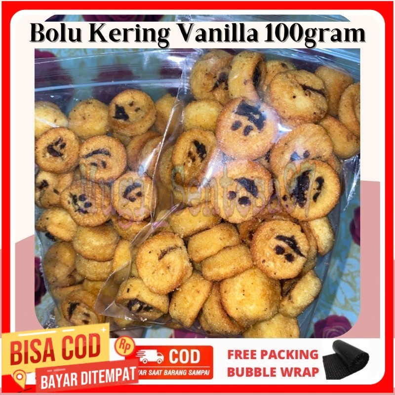 

BOLU KERING VANILLA 100GRAM | KUE BOLU KERING SMILE 1 KG