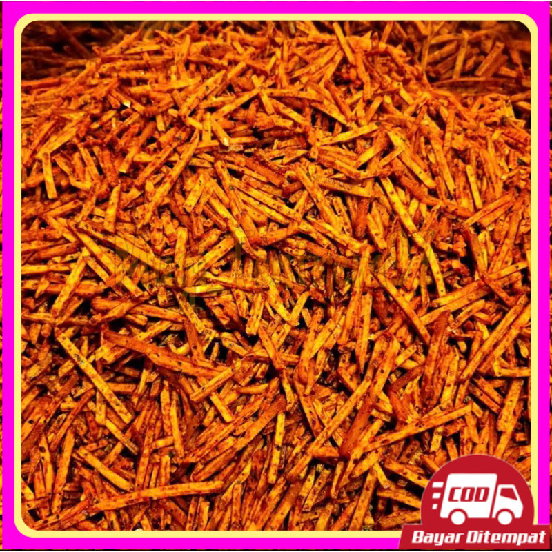 

1 Kg stik talas pedas daun jeruk tasreng pedas