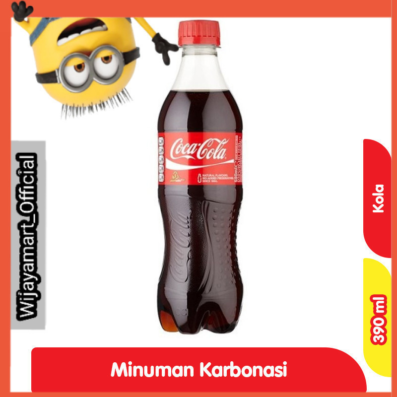 

Coca-Cola Original Minuman Soda Rasa Kola Botol 390 ml