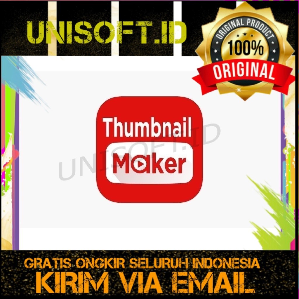 Beli 1 Gratis 1 Thumbnail Maker (VIP Unlocked) Software  Pembuat Thumbnail  LIFETIME Full