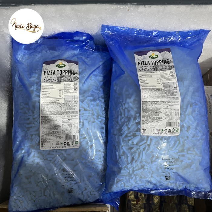 

RB Arla Pizza Topping Stick 2kg / Arla Keju Parut Mozzarella Shredded
