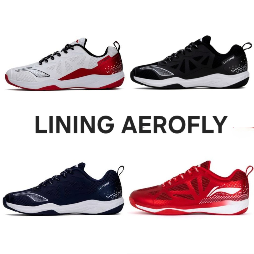 Sepatu Badminton LINING AERO FLY AEROFLY ORI LINING Badminton Shoes