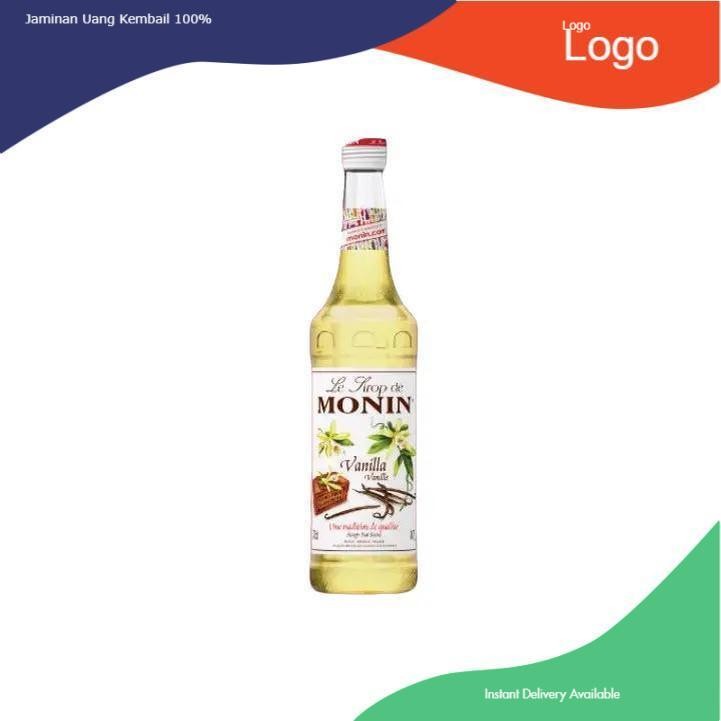 

Vanilla Syrup Monin 700 ml cocok untuk coffee latte