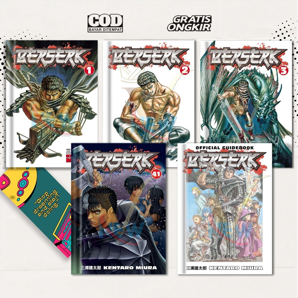 Berserk (42 book series) by Kentaro Miura (English)