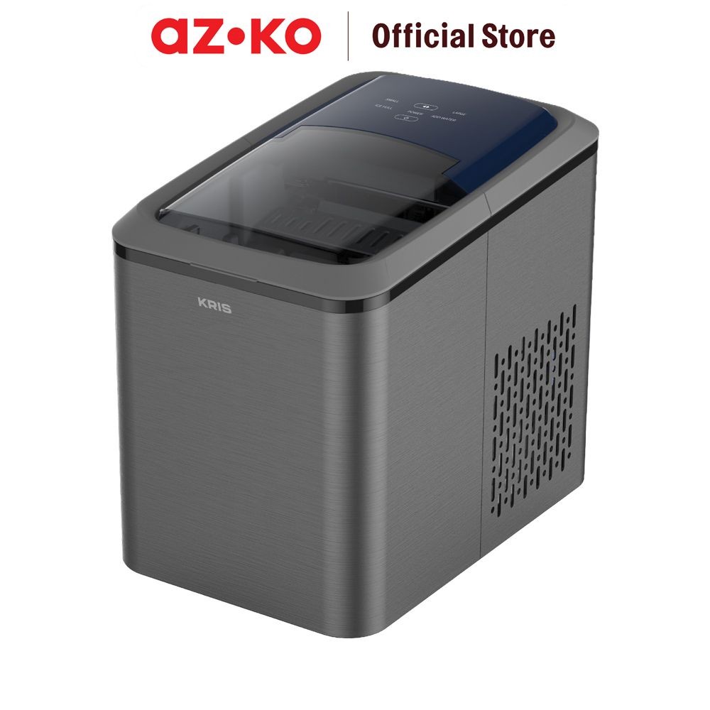 AZKO Kris 12 Kg Ice Maker - Abu-Abu Mesin Pembuat Es Batu Alat Cetak Es Ice Maker Machine Cetakan Es