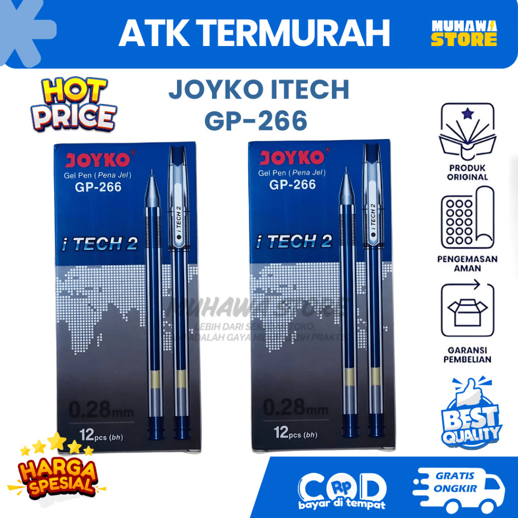 

Joyko iTech Gel Pen (Pena Jel) GP-266