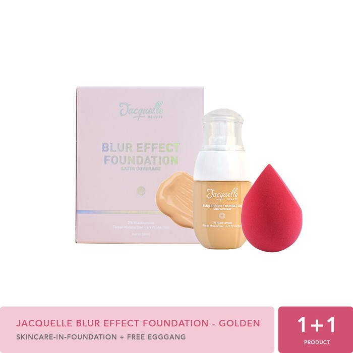 ✨VN.KIA✨ - BEST SELLER Jacquelle Blur Effect Foundation Free Beauty Sponge - Skincare in Foundation 