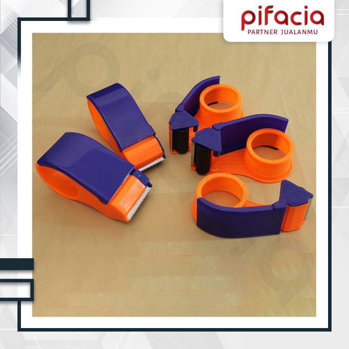 

New Product Dispenser Lakban 2 INCH Plastik Tape Cutter Alat Pemotong Isolasi - NO BUBBLE