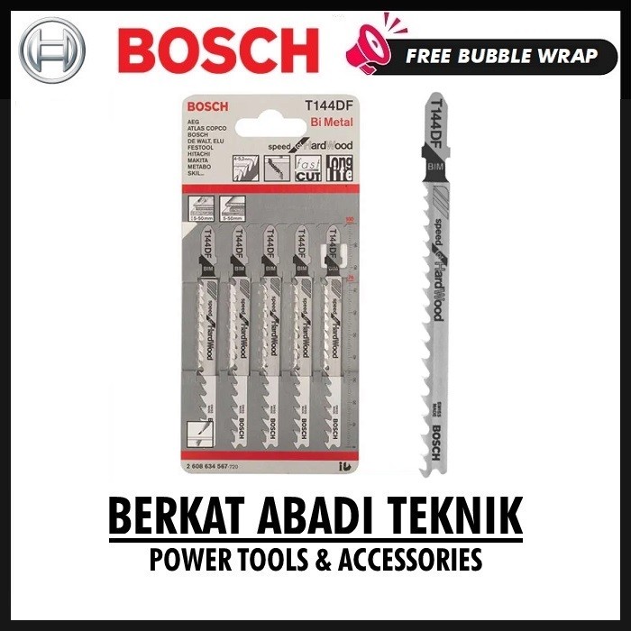 DS BOSCH T 144 DF Mata Jigsaw Gergaji Kayu Keras Laminated Panel Pro Hardwood Fast Speed For Hard