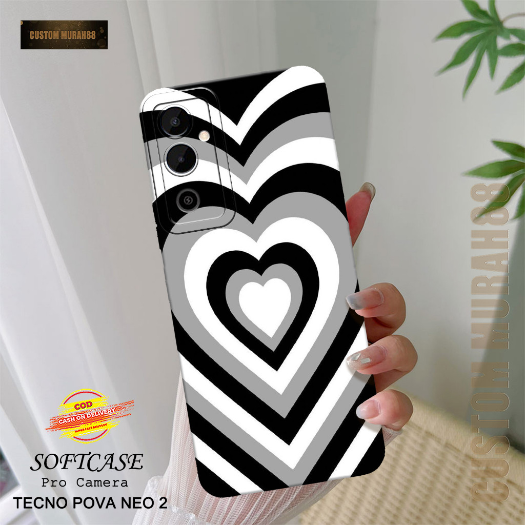 Case Tecno Pova Neo 2 Terbaru - Fashion Case LOVE - Casing Hp Tecno Pova Neo 2 - Softcase Pro Camera