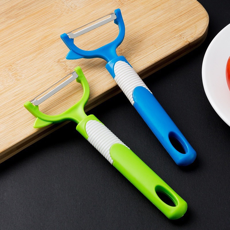 Peeler Stainles Bentuk Ketapel Warna Warni/Peeler sayur Tajam