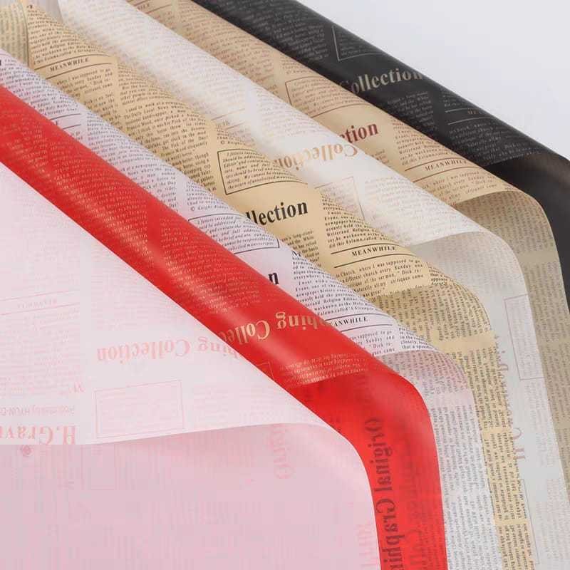 

Flower Wrapping Motif Koran Kertas Cellophane Pattern Paper Kraft