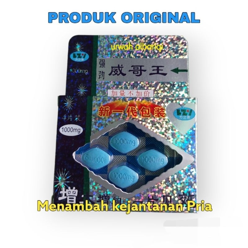 Viagra Cina Wbl Original Pil Biru Obat Kuat Stamina Pria