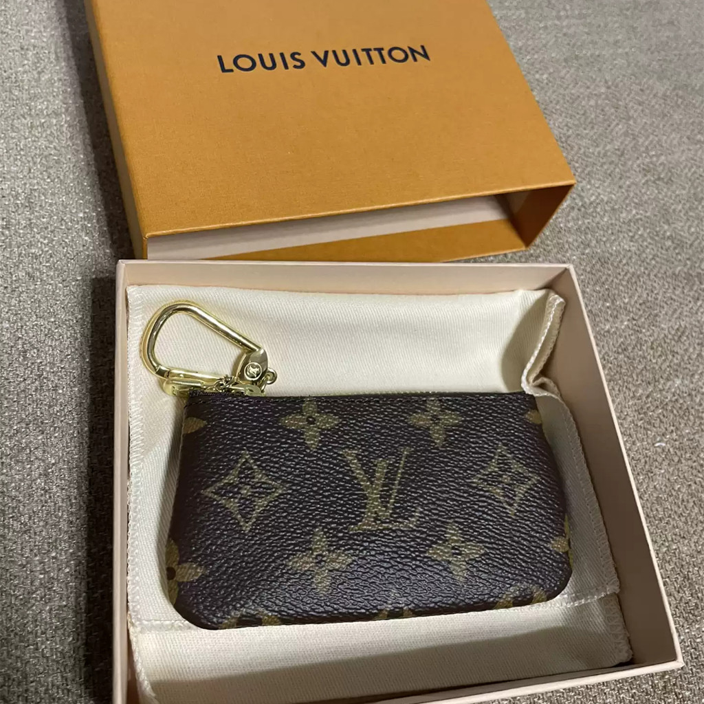【bekas asli】（M62650）Dompet koin kunci Louis Vuitton/dompet/dompet koin kunci rantai presbyopic klasi