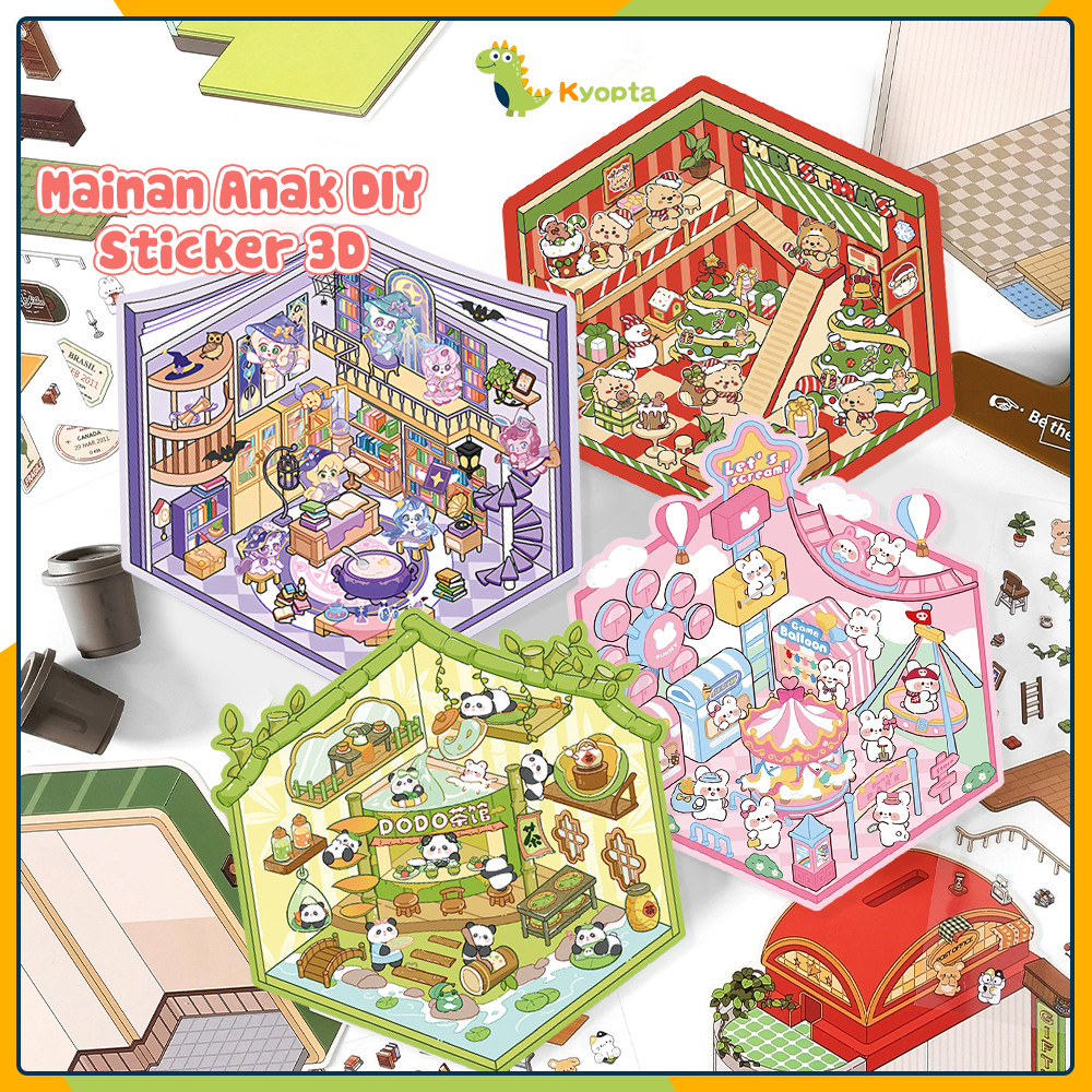 

Kyopta Stiker 3D Dekorasi Ruangan Satisfying Decoration Landscaping Cute Cafe Capybara