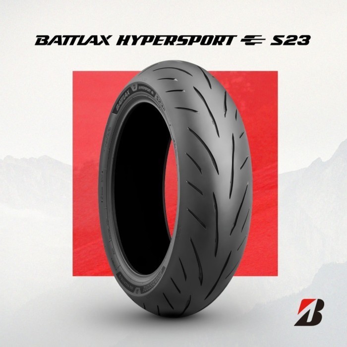 BAN LUAR MOTOR S23 R BATTLAX UKURAN 180/55-17 TUBELESS TL TAHUN PRODUKSI 2024 | BAN DEPAN BELAKANG |