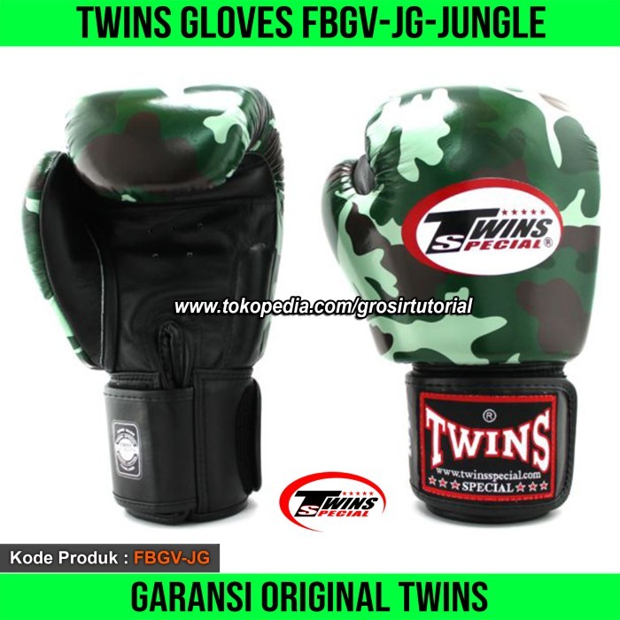 Sarung Tinju Twins FBGV-UG, Gloves Twins, Muay Thai Gloves Twins - FBGV-JG Twins, 16 OZ