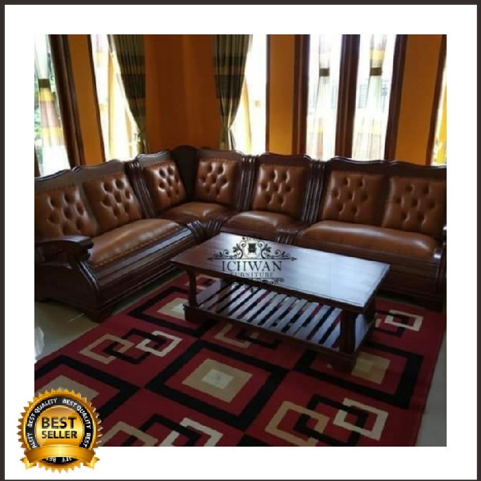 KURSI TAMU KAYU JATI KURSI TAMU GAJAH KURSI TAMU JUMBO KURSI SUDUT JOK