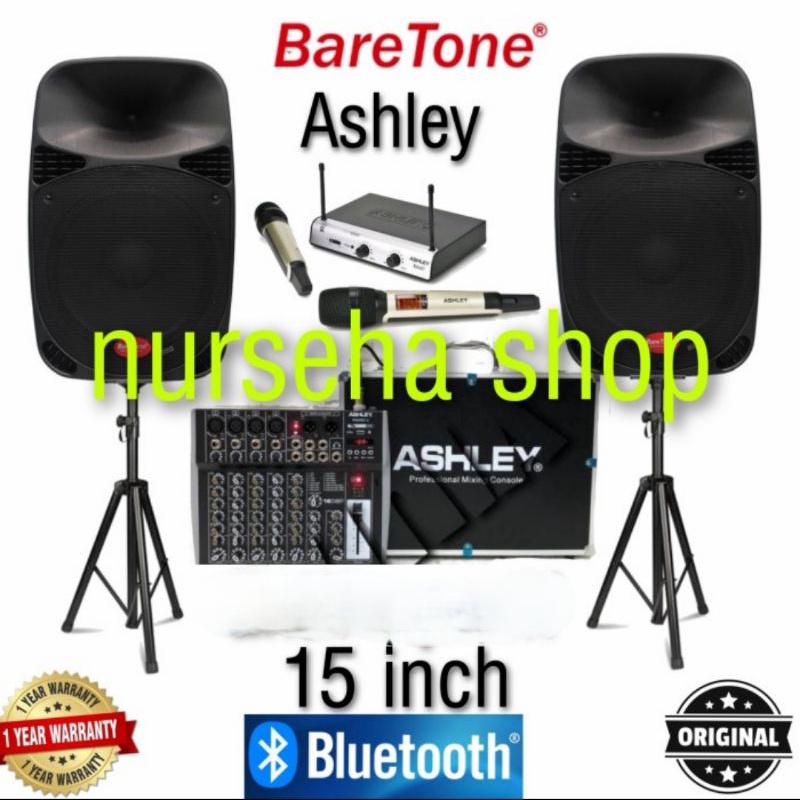 Paket Speaker Aktif pasif Baretone 15 inch Sound System Outdoor Baretone original