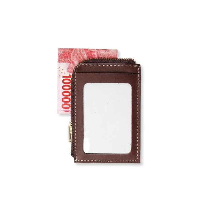 

LTHRKRFT ID CARD HOLDER 2.0 GENUINE LEATHER - NAMETAG KULIT - Brown