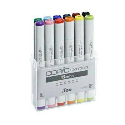 

COPIC Sketch Basic colour set 12 pcs