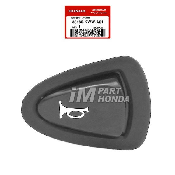 35180-KWW-A01 Tombol Klakson Revo 110 Spacy Vario Techno Scoopy Karbu