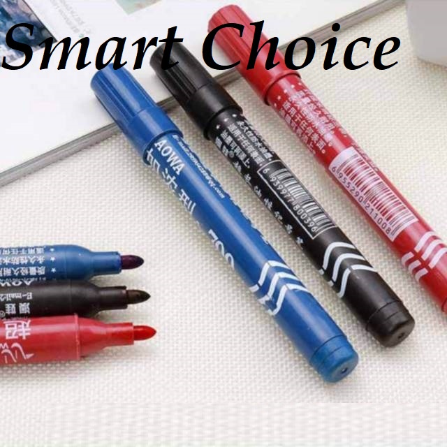 

SCSHOP Spidol Whiteboard Hitam Merah Biru Permanent Marker Import