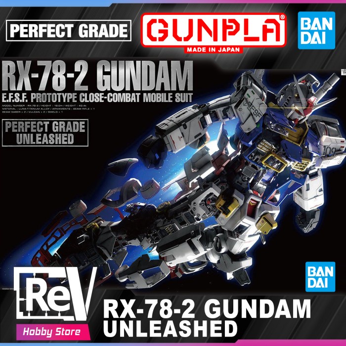 PG UNLEASHED GUNDAM BANDAI PERFECT GRADE 1/60