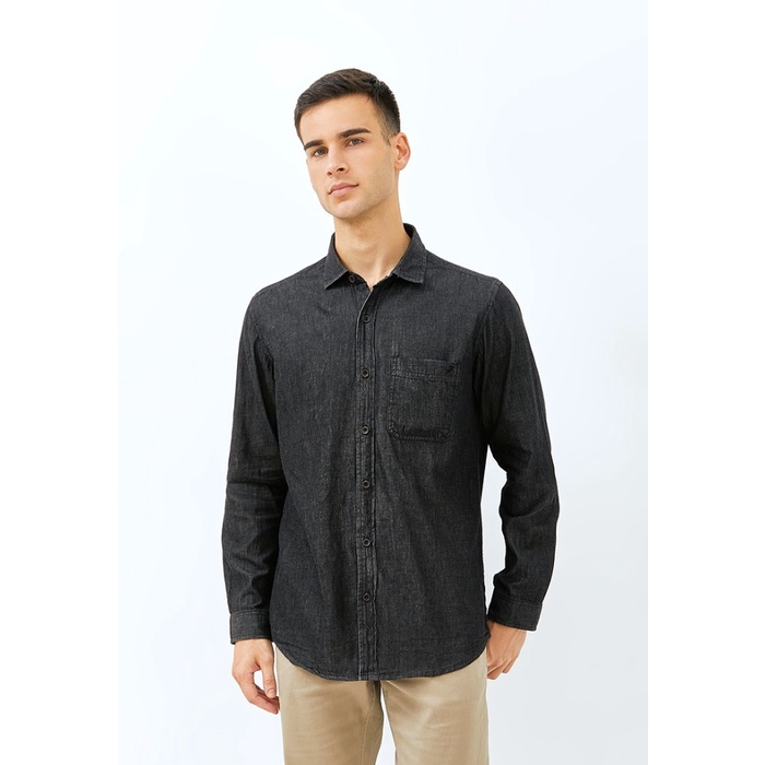 Kemeja Denim Pria Lengan Panjang Lois Jeans Original KLL391D