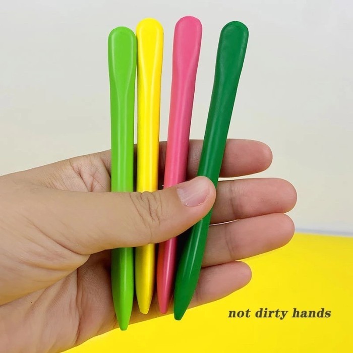 

Pensil Crayon Warna Anak Ajaib Tahan Air Anti Kotor Pensil Warna Crayon Pastel Tidak Beracun High Quality