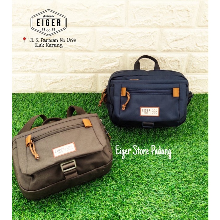 TAS SELEMPANG PORTEGE POUCH LANDSCAPE 5079 NAVY TAS SAMPING EIGER - navy