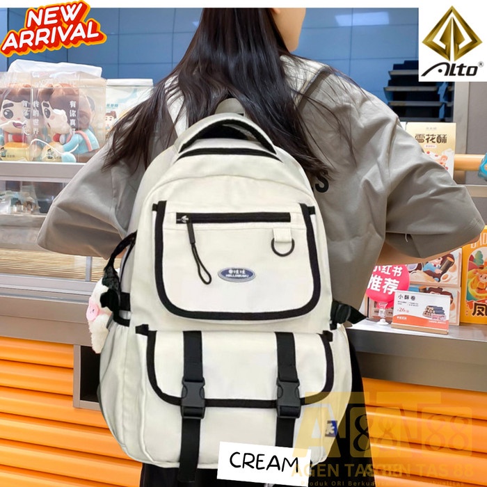 TAS RANSEL SEKOLAH WANITA KOREA IMPORT TAS SEKOLAH ANAK PEREMPUAN SD SMP SMA IMPOR ALTO ORI 35