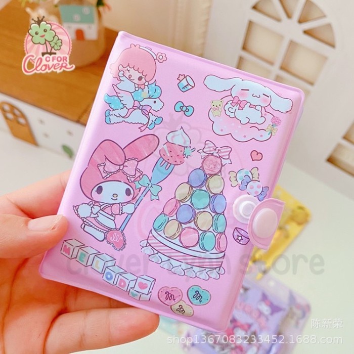 

MINI NOTE BOOK WITH PEN cute character diary kawaii stationary buku - Biru