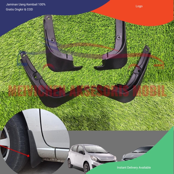 Karpet Lumpur ( Mud Guard ) Mobil Agya / Ayla Lama 2014 - 2016 Aksesoris mobil