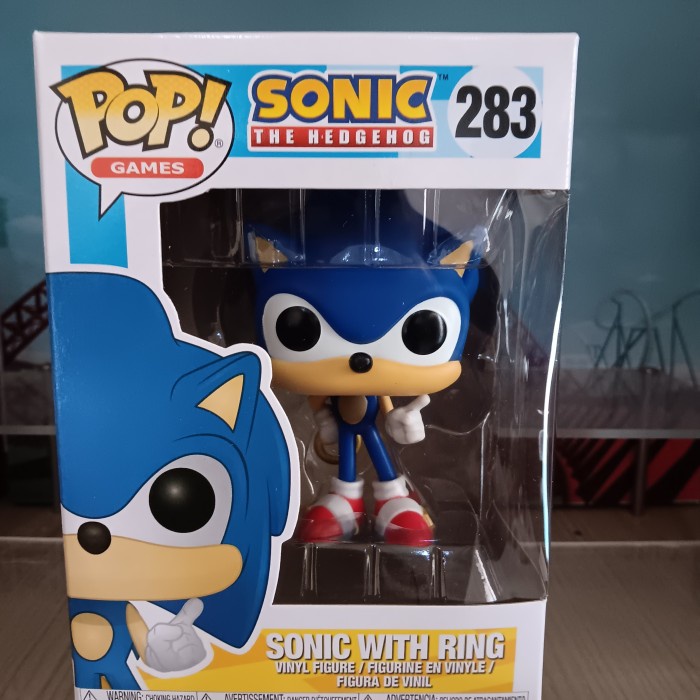 Funko POP Games: SONIC THE HEDGEHOG - SONIC WITH RING 283