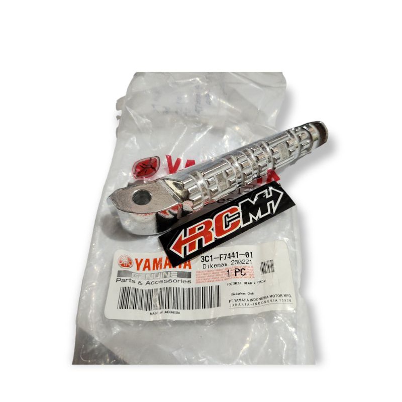 3C1-F7441-01 1BIJI FOOTREST LEFT FOOTSTEP FOOT STEP BESI INJAKAN INJEKAN PIJAKAN KAKI BELAKANG KANAN