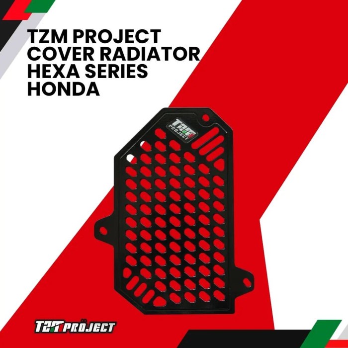 COVER TUTUP RADIATOR TZM PROJECT VARIO PCX ADV 160 HEXAGON