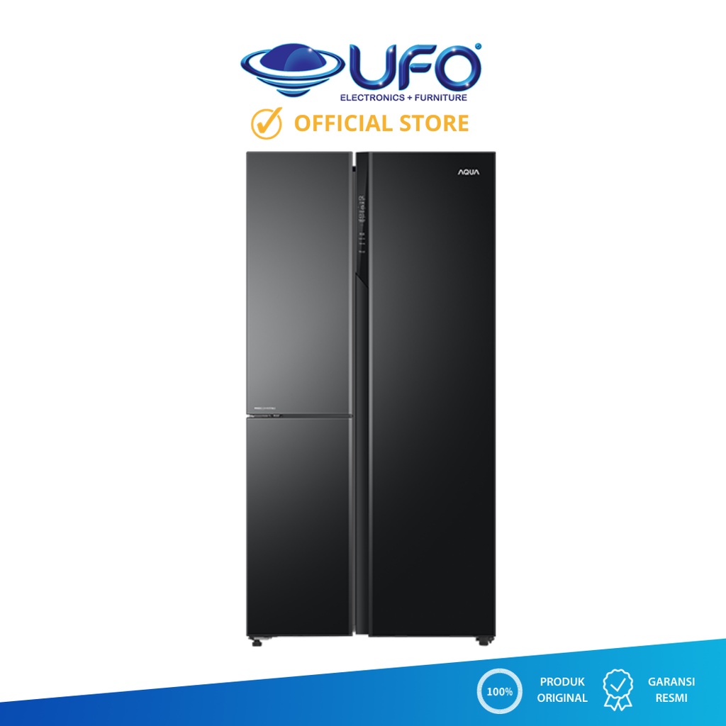 AQUA Kulkas 2 Pintu Side By Side 562L AQRIG685AMT